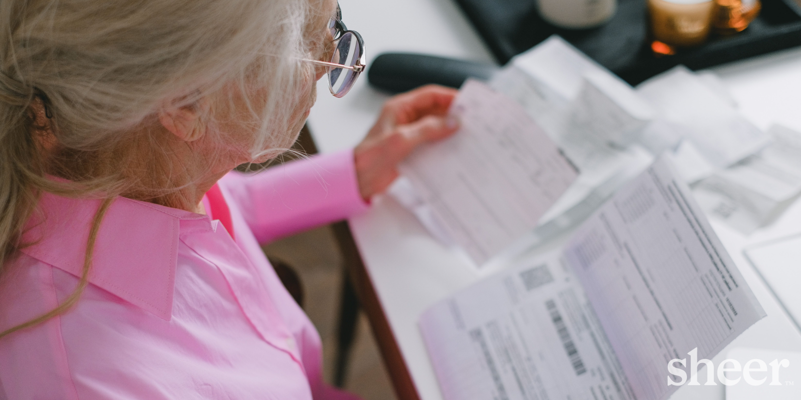 An image of someone paying a medical bill.