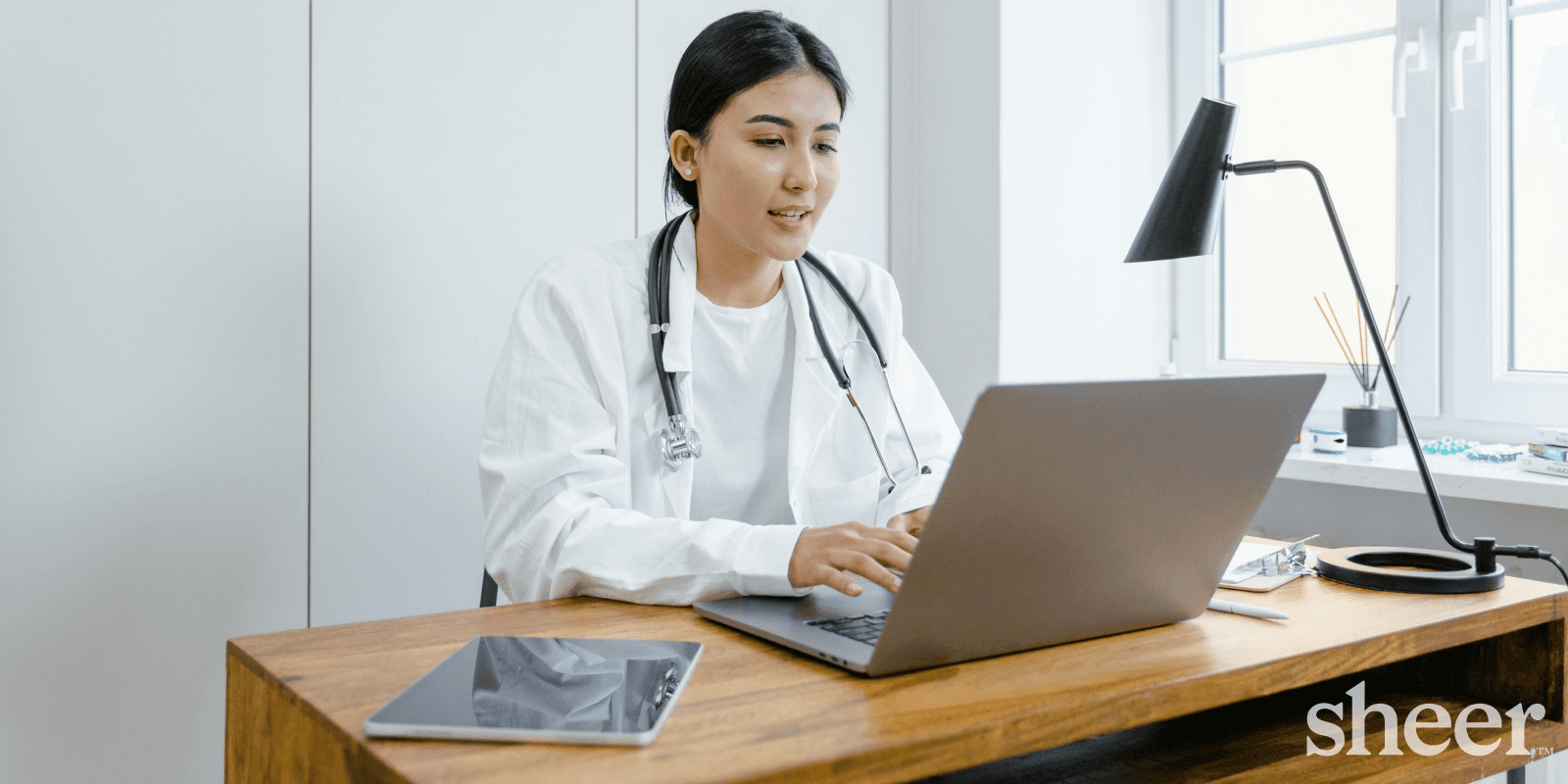 A visual representation of Sheer Health's platform and benefits for providers